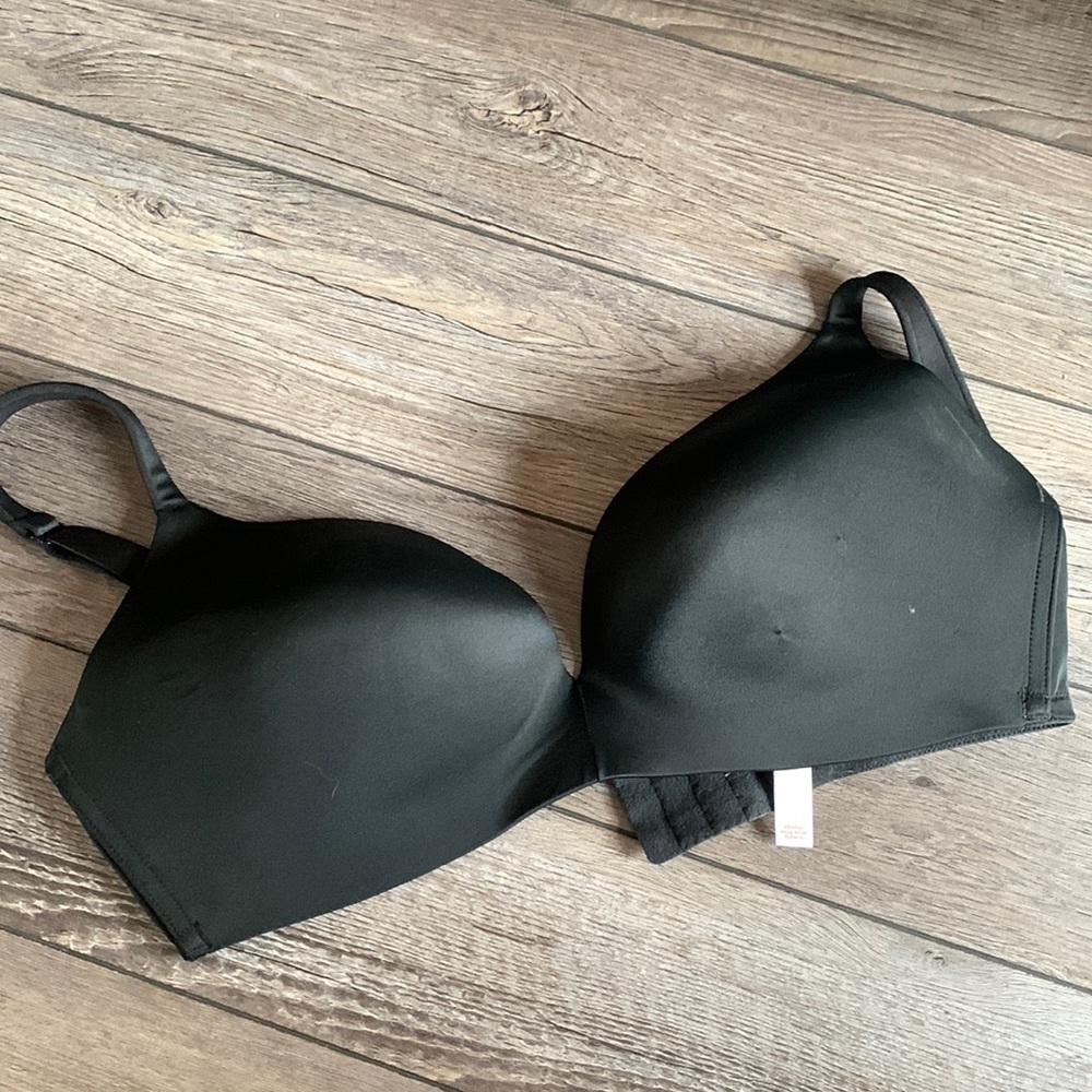 Wire free plunge boost bra
